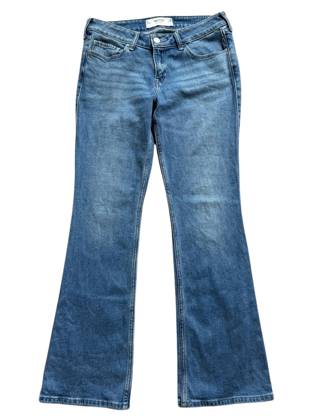 Hollister Low Rise Bootcut Jeans Womens 6 Medium Blue Denim Y2K NWOT